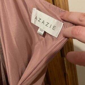 Azazie Everett Light Pink Bridesmaid Dress
